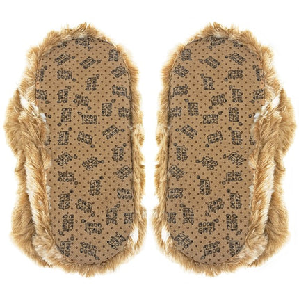 Sloth Hugs Cozy Animal House Home Women Non-Skid Fuzzy Slippers - Accessoriesforever