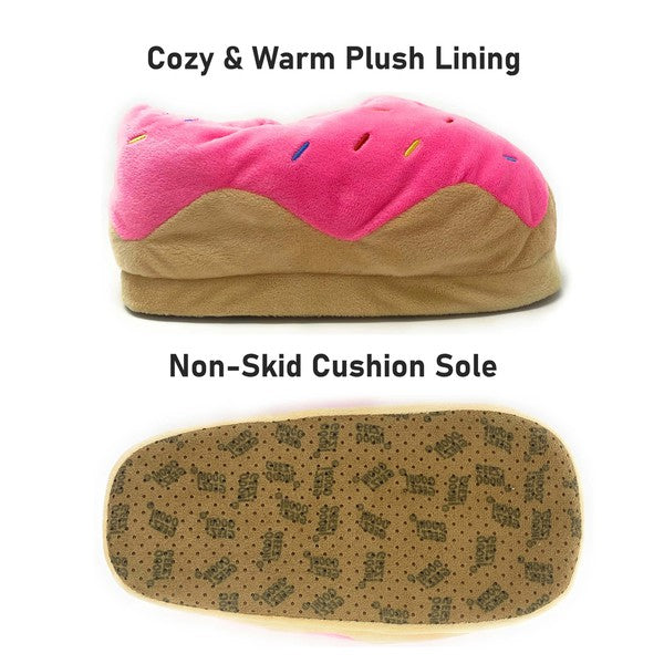 Donut Judge Me Cozy Warm House Home Women Non-Skid Slippers