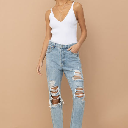 Simple Solid Knitted Sleeveless Sweater Fashion Cami Tank Top - Accessoriesforever