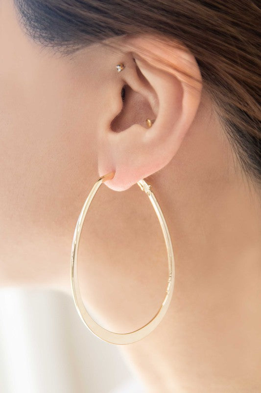Stylish Star and Oval Fashion Dangle Hoop Earrings