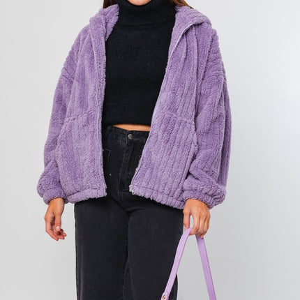 Cozy Warm Stylish Oversized Fleece Hoodie Jacket