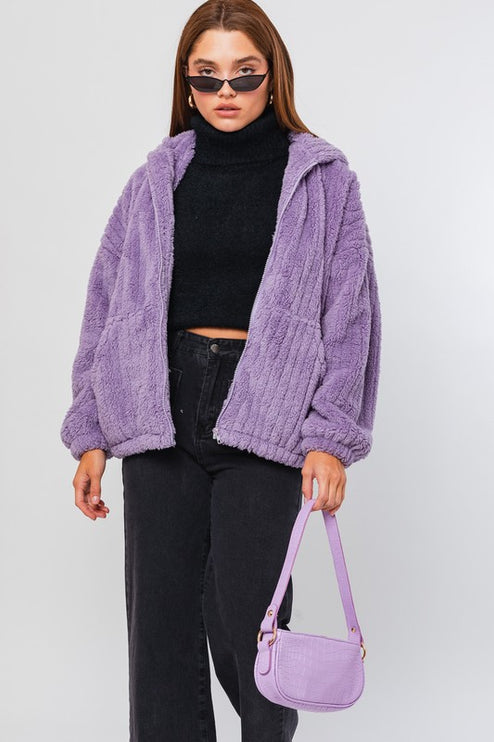 Cozy Warm Stylish Oversized Fleece Hoodie Jacket