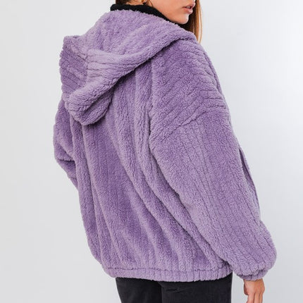 Cozy Warm Stylish Oversized Fleece Hoodie Jacket