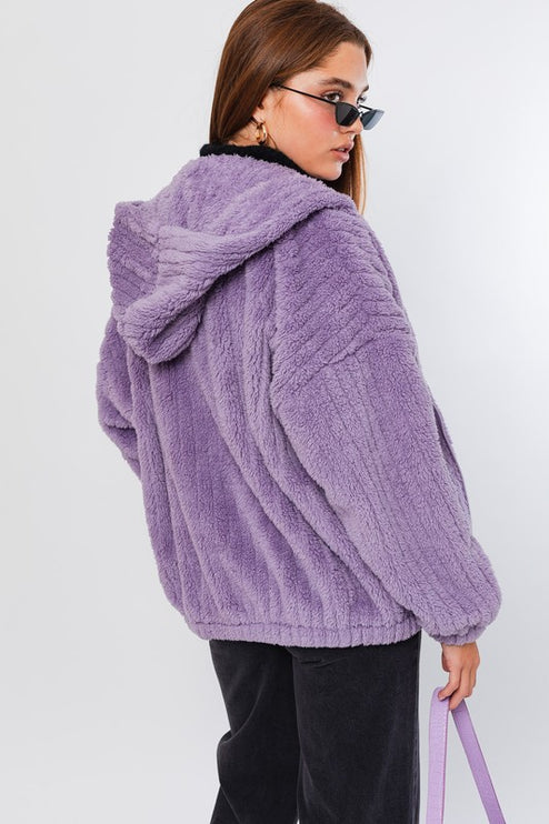 Cozy Warm Stylish Oversized Fleece Hoodie Jacket