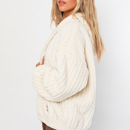 Cozy Warm Stylish Oversized Fleece Hoodie Jacket