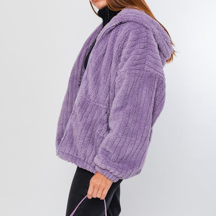 Cozy Warm Stylish Oversized Fleece Hoodie Jacket