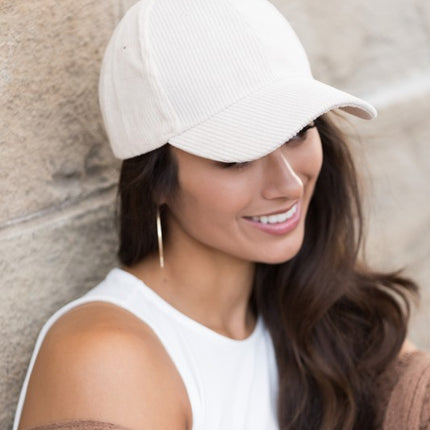 Classic Casual Corduroy Fashion Hat Boyfriend Ball Cap