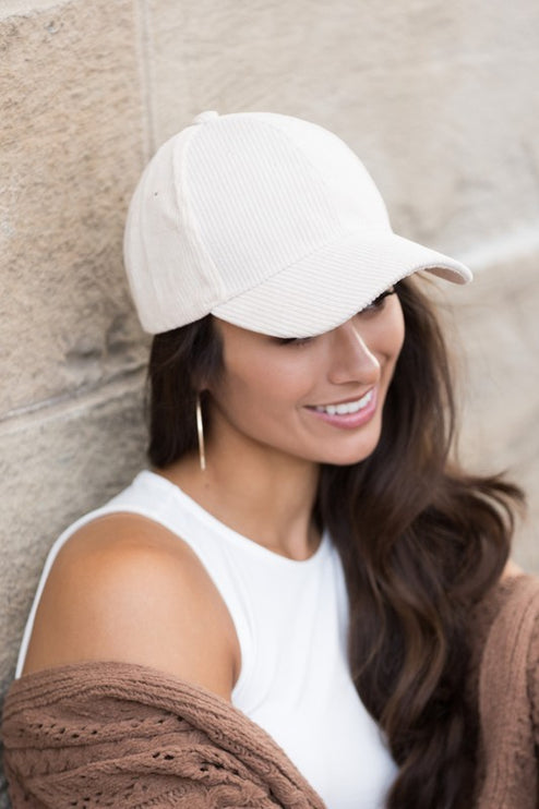 Classic Casual Corduroy Fashion Hat Boyfriend Ball Cap