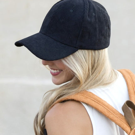 Classic Casual Corduroy Fashion Hat Boyfriend Ball Cap
