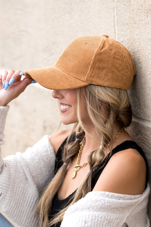 Classic Casual Corduroy Fashion Hat Boyfriend Ball Cap