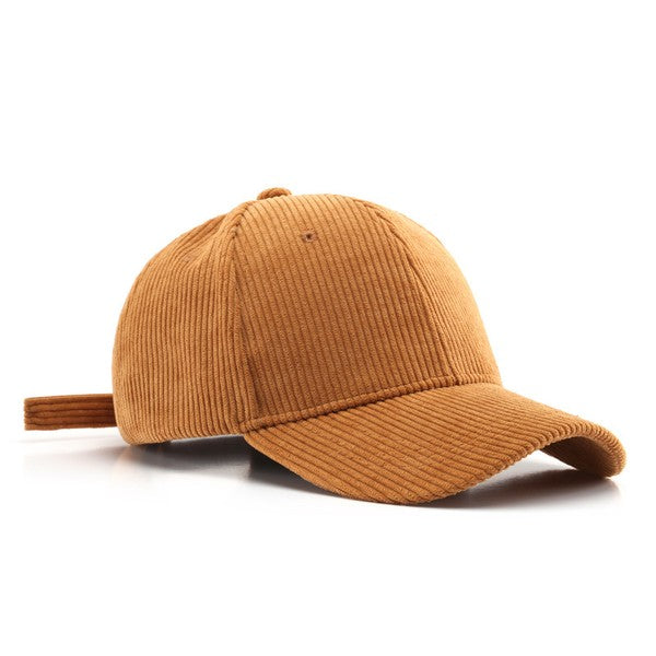 Classic Casual Corduroy Fashion Hat Boyfriend Ball Cap