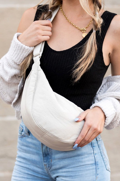 Casual Simple Design Everyday Nylon Fashion Sling Bag