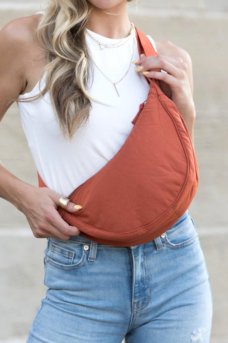 Casual Simple Design Everyday Nylon Fashion Sling Bag