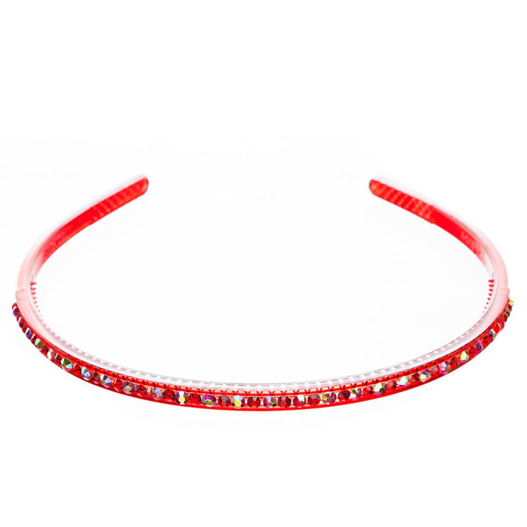 Fashion Sparkle Crystal Rhinestone Simple Linear Teeth Headband - Accessoriesforever