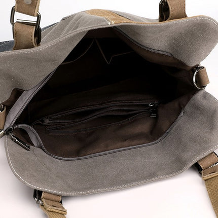 Canva Chic Stylish Fashion Crossbody Messenger Tote Bag - Accessoriesforever