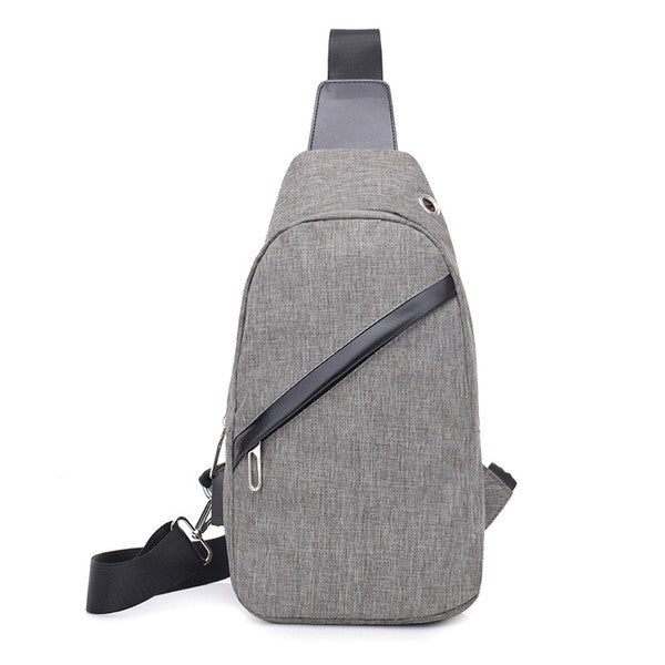 Canvas Design Nylon Convertible Adjustable Strap Sling Bag