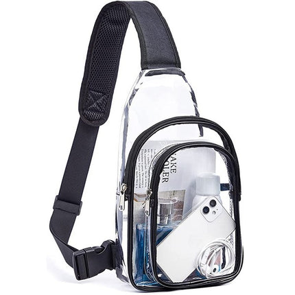 Fun Easy Carry Clear See Through Fashion Sling Bag - Accessoriesforever