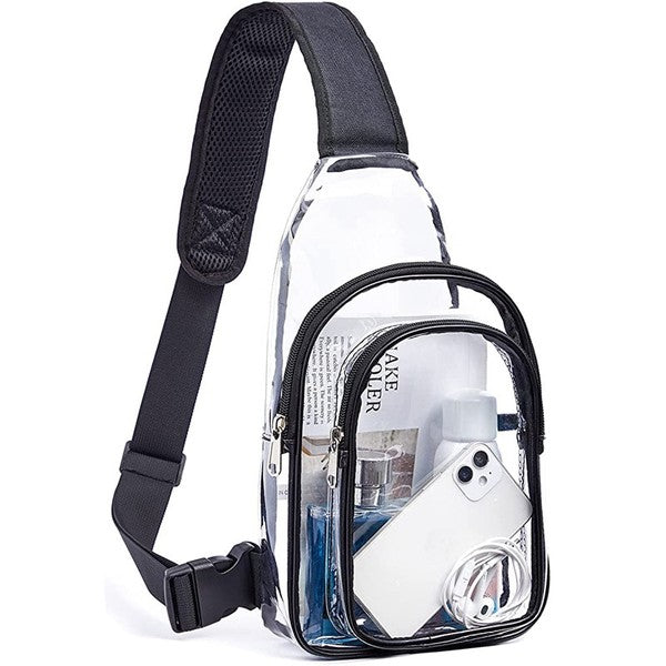 Fun Easy Carry Clear See Through Fashion Sling Bag