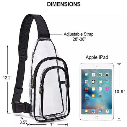 Fun Easy Carry Clear See Through Fashion Sling Bag - Accessoriesforever