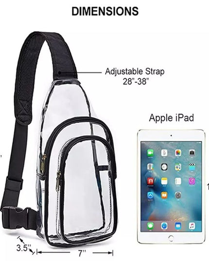 Fun Easy Carry Clear See Through Fashion Sling Bag