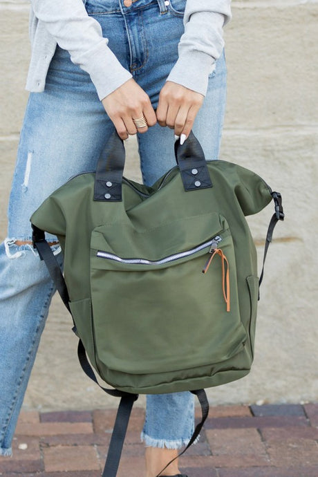 Everyday Easy Nylon Bag Handbag Tote Backpack