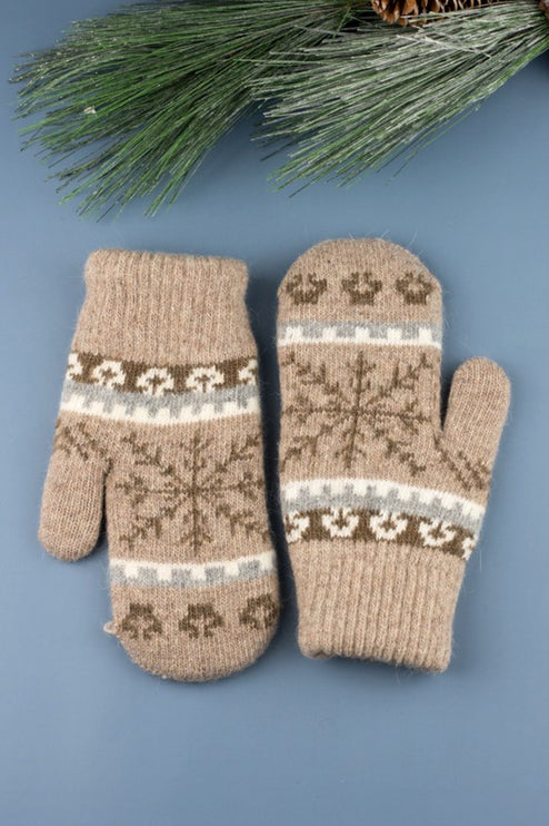 Cozy Warm Nordic Snowflake Fashion Winer Mittens