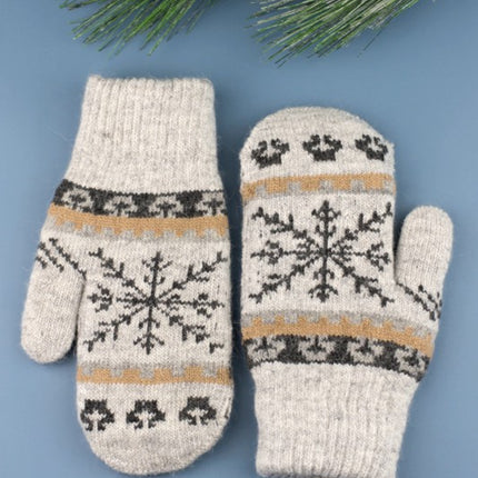 Cozy Warm Nordic Snowflake Fashion Winer Mittens - Accessoriesforever