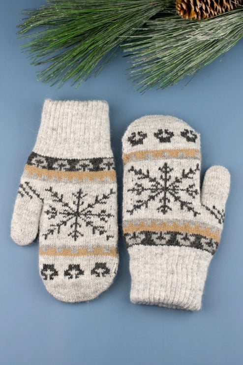 Cozy Warm Nordic Snowflake Fashion Winer Mittens - Accessoriesforever