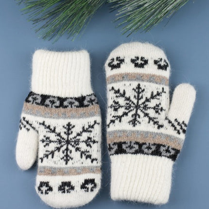 Cozy Warm Nordic Snowflake Fashion Winer Mittens - Accessoriesforever