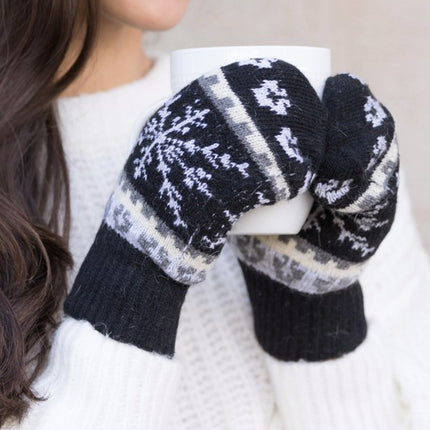 Cozy Warm Nordic Snowflake Fashion Winer Mittens - Accessoriesforever