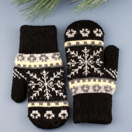 Cozy Warm Nordic Snowflake Fashion Winer Mittens - Accessoriesforever
