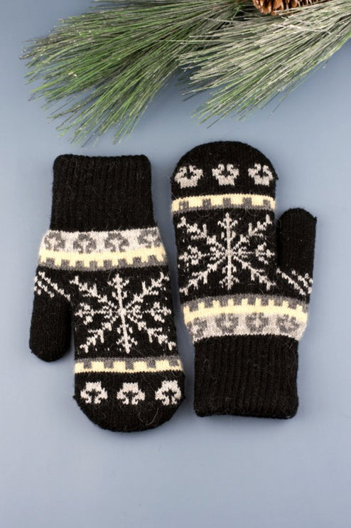 Cozy Warm Nordic Snowflake Fashion Winer Mittens