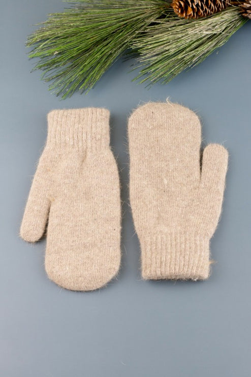 Cozy Warm Solid Classic Everyday Fashion Mittens - Accessoriesforever