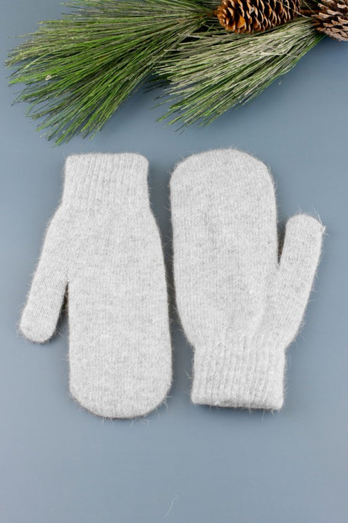 Cozy Warm Solid Classic Everyday Fashion Mittens - Accessoriesforever