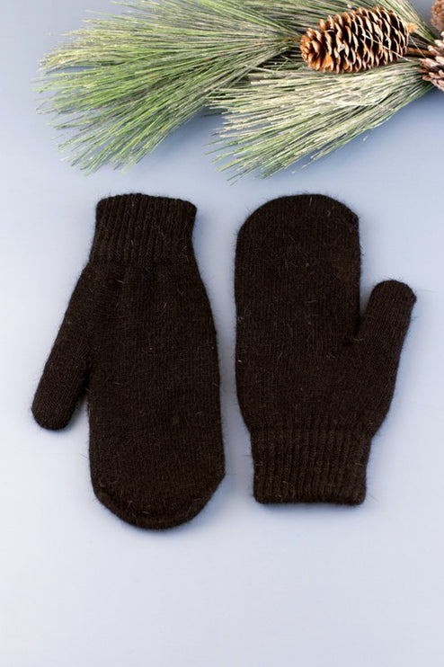 Cozy Warm Solid Classic Everyday Fashion Mittens - Accessoriesforever