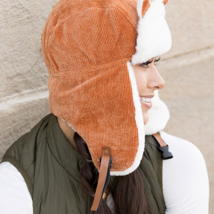 Adorable Kitten Cat Ear Plush Fashion Trapper Hat - Accessoriesforever