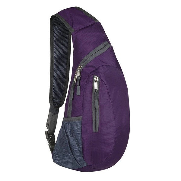 Casual Simple Easy Nylon Packable Sling Bag
