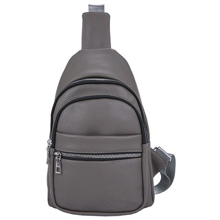 Classic Stylish Fashion Vegan Leather Nylon Sling Bag - Accessoriesforever