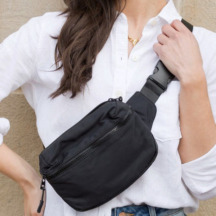 Casual Everyday Nylon Sling Belt Bag