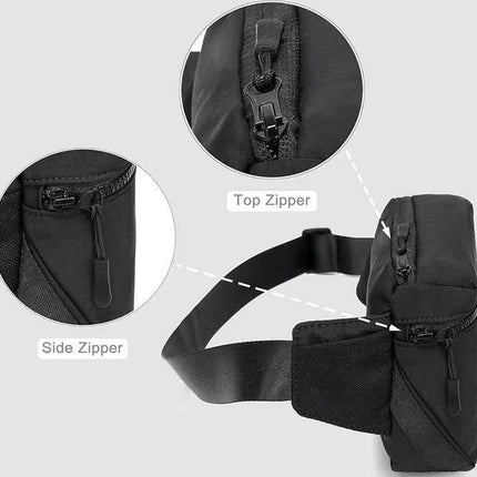 Casual Everyday Nylon Sling Belt Bag