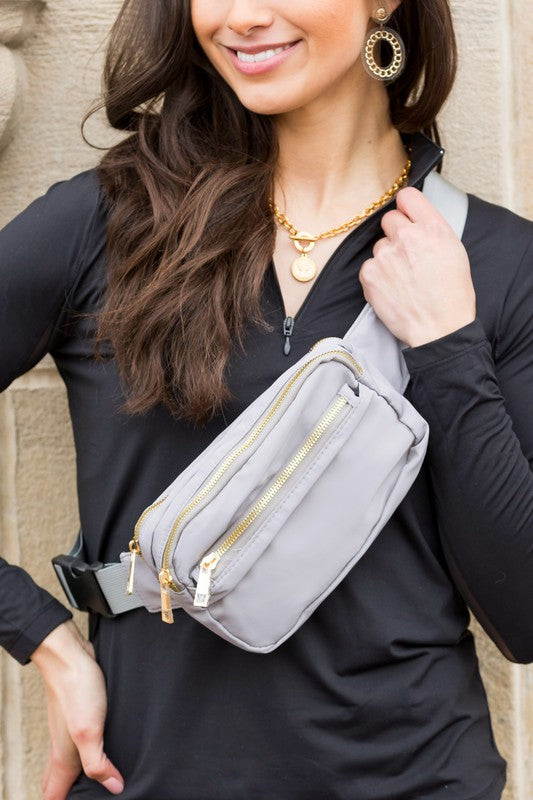 Everyday Nylon Fashion Sling Belt Bag