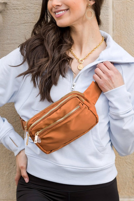 Everyday Nylon Fashion Sling Belt Bag