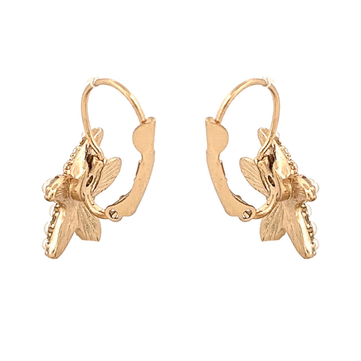 Beautiful Ocean Starfish Charm Dangle Fashion Earrings