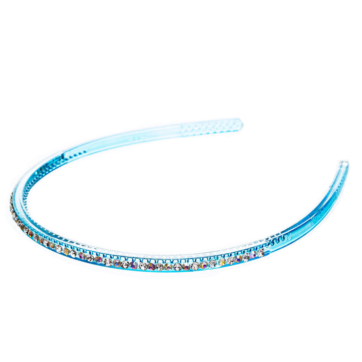 Fashion Sparkle Crystal Rhinestone Simple Linear Teeth Headband - Accessoriesforever