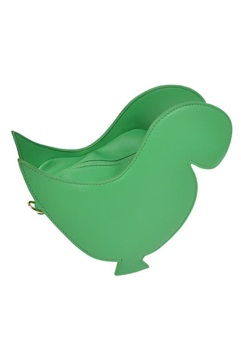 Glitter Green Dinosaur Fun Cute Iconic Swing Crossbody Bag - Accessoriesforever