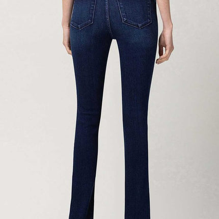 High Rise Slim Straight W/Slit - Accessoriesforever