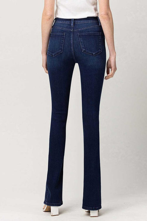 High Rise Slim Straight W/Slit - Accessoriesforever