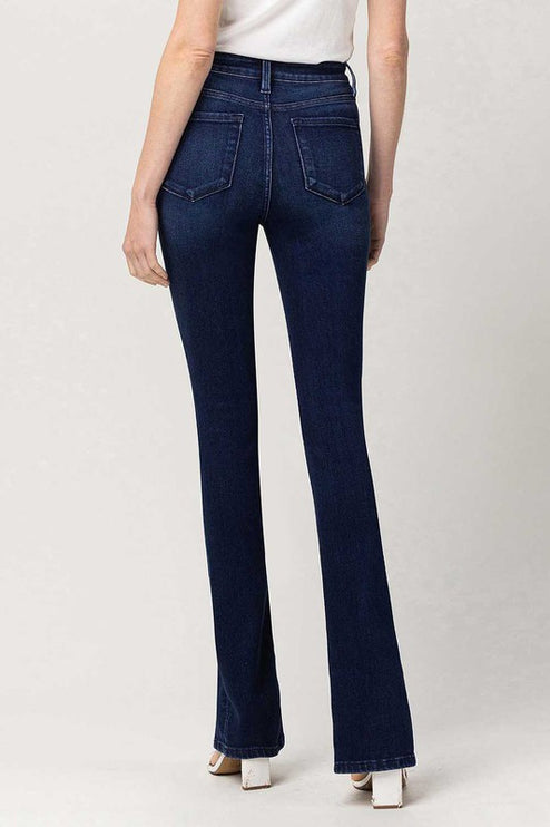 High Rise Slim Straight W/Slit - Accessoriesforever