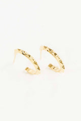 Edgy Spiked Fashion Dangle Hoop Earrings