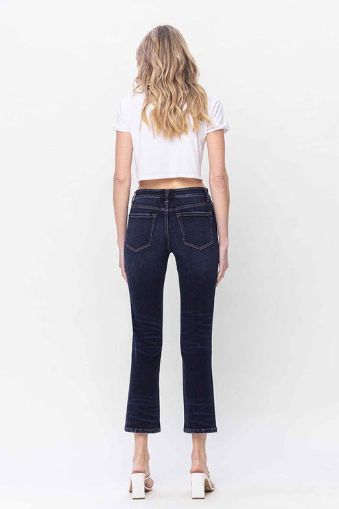 Mid Rise Slim Straight Jeans - Accessoriesforever